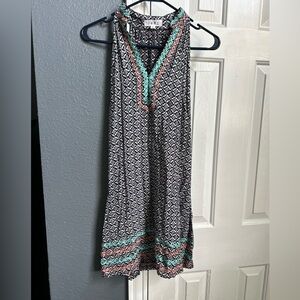 THML Chana Black White Embroidered Dress Women’s Sz Small